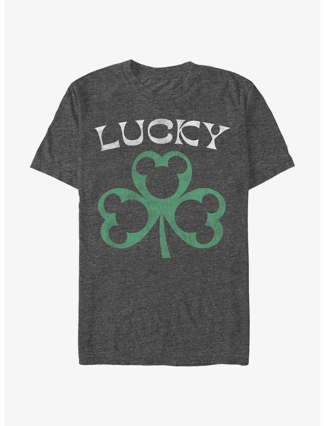 Disney Mickey Mouse Lucky Mickey Clover Unisex T-shirt