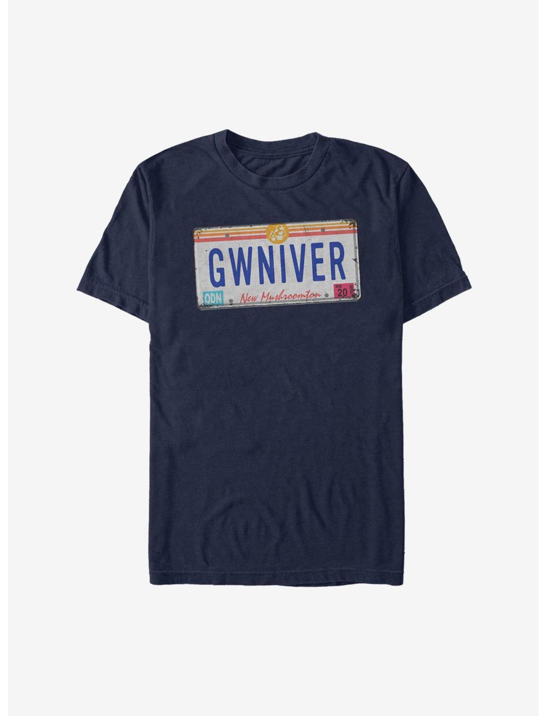 Disney Pixar Onward Gwniver License Plate Unisex T-shirt