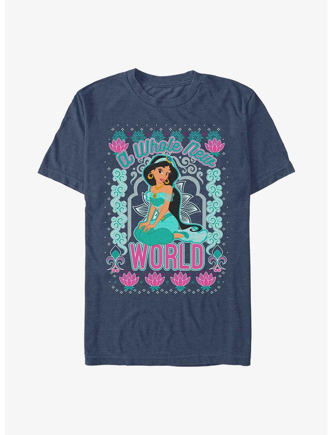 Disney Princess Jasmine World Ugly Holiday Unisex T-shirt