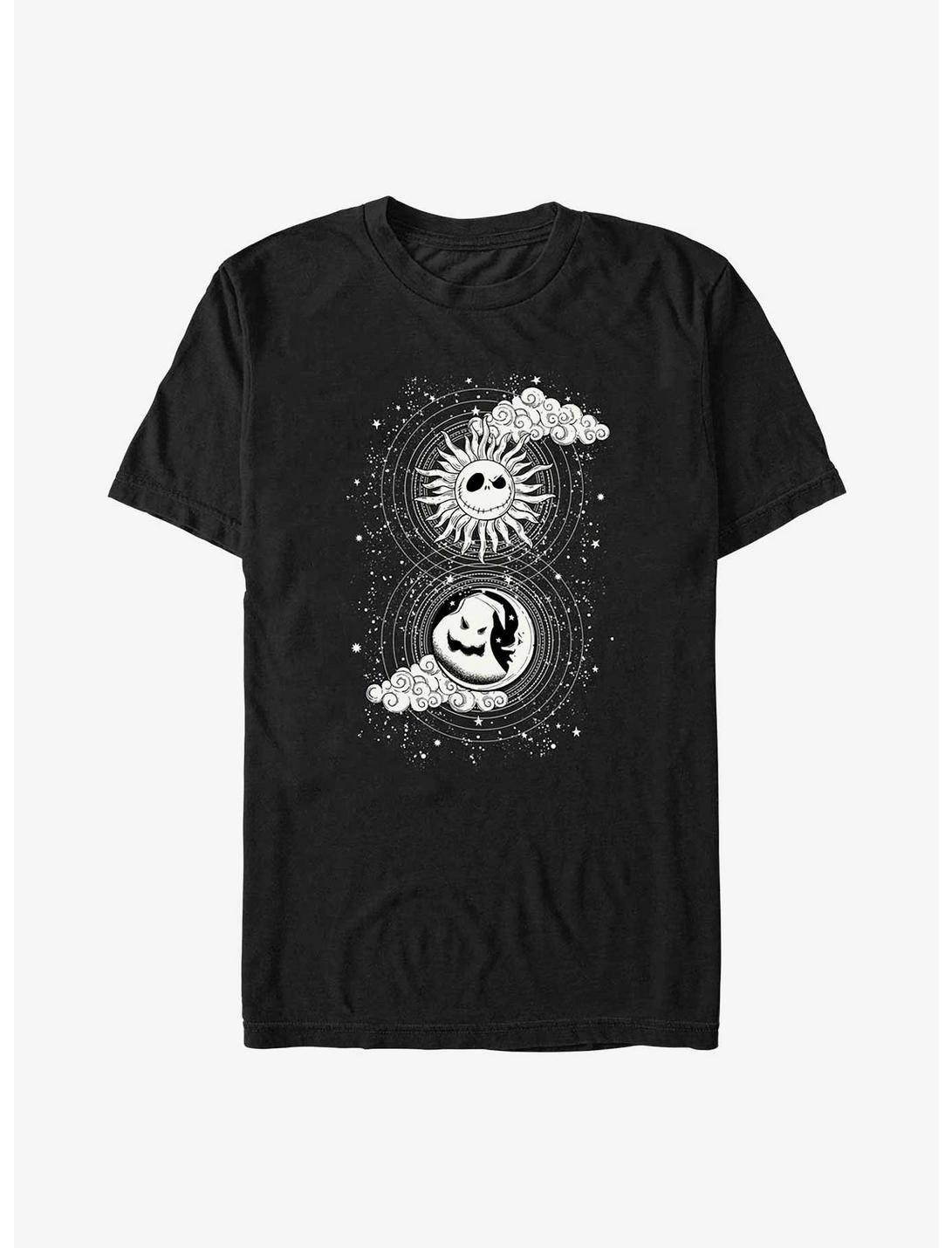 Disney The Nightmare Before Christmas Jack And Oogie Celestial Clouds Unisex T-shirt