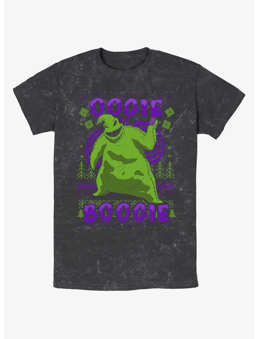 Disney The Nightmare Before Christmas Oogie Boogie Christmas Mineral Wash Unisex T-shirt