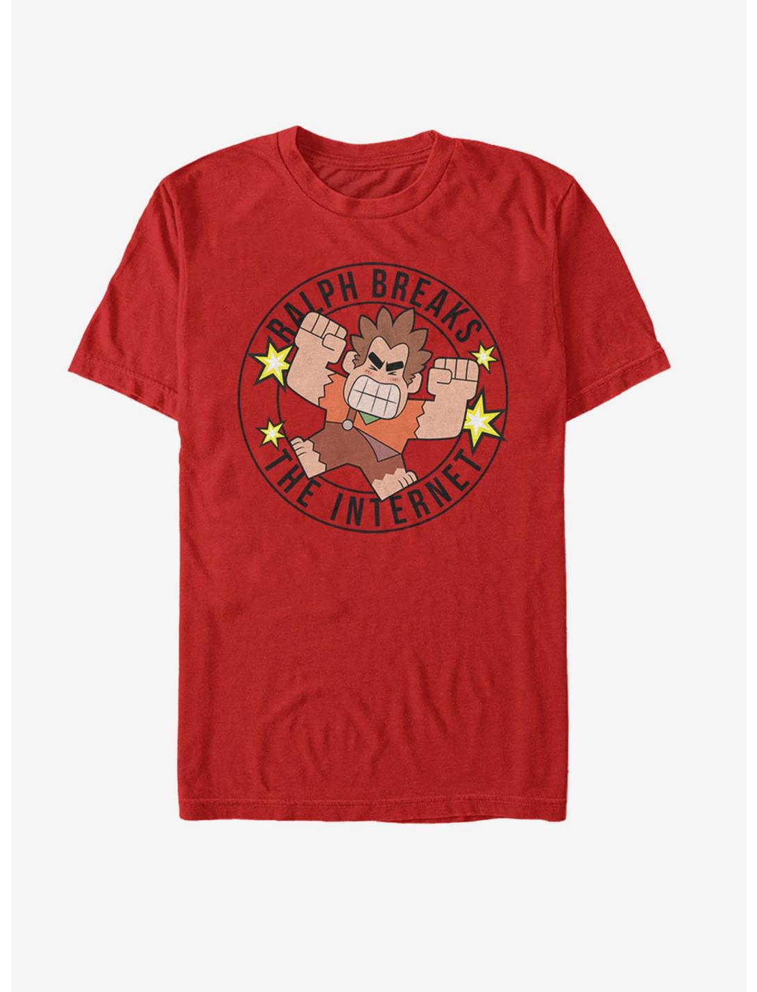 Disney Wreck-it Ralph Wreck Round Linear Unisex T-shirt