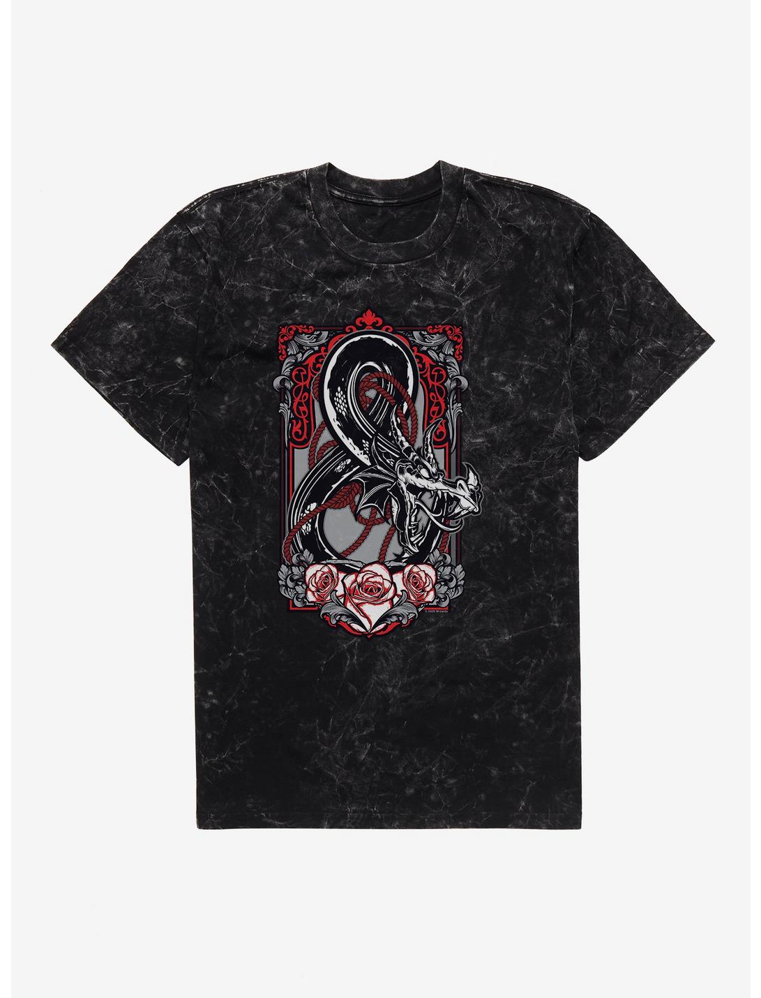 Dungeons Dragons Artistic Ampersand Mineral Wash Unisex T-shirt