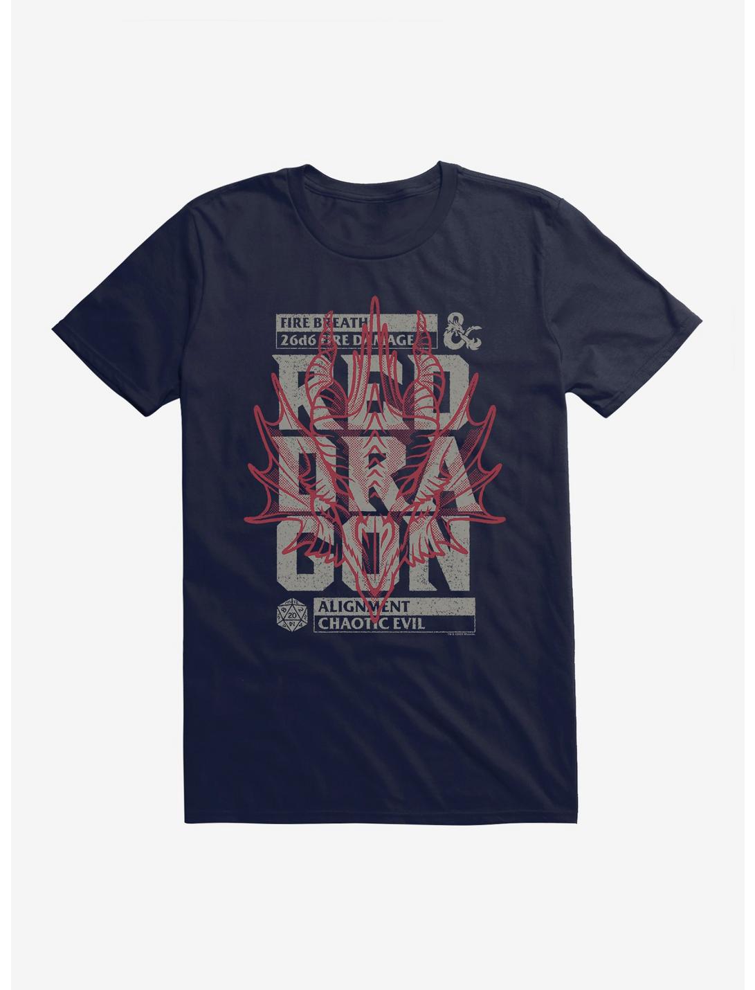 Dungeons Dragons Red Dragon Stamp Unisex T-shirt