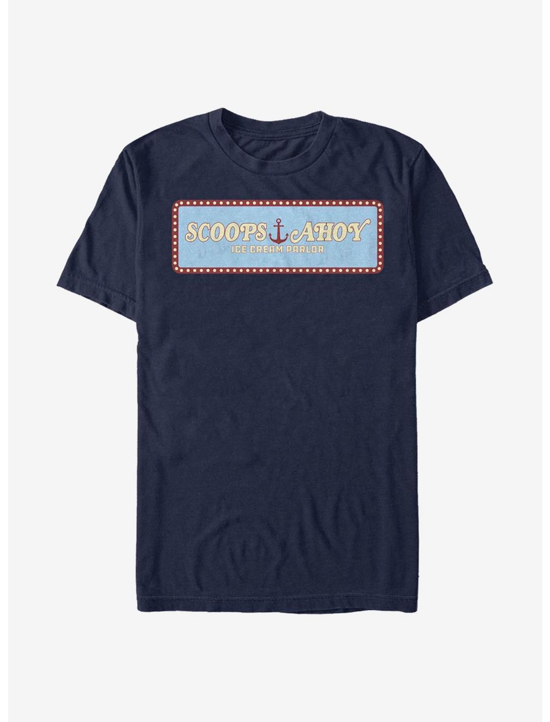 Extra Soft Stranger Things Scoops Ahoy Panel Unisex T-shirt