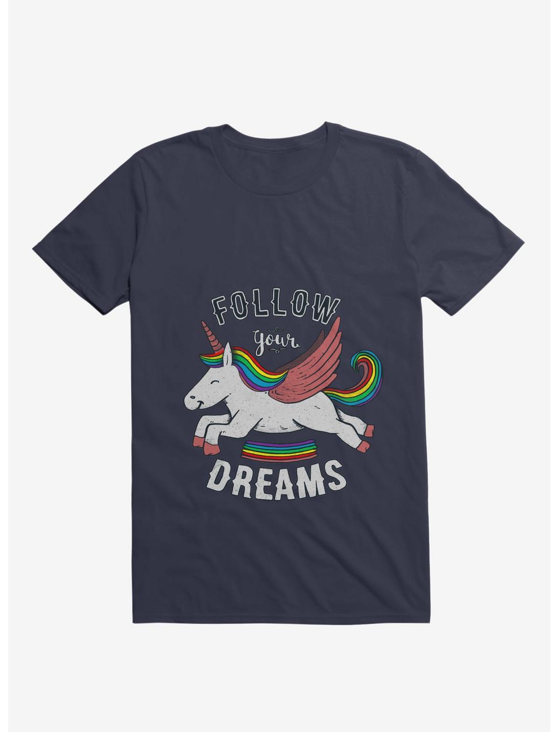 Follow Your Dreams Rainbow Unicorn Unisex T-shirt