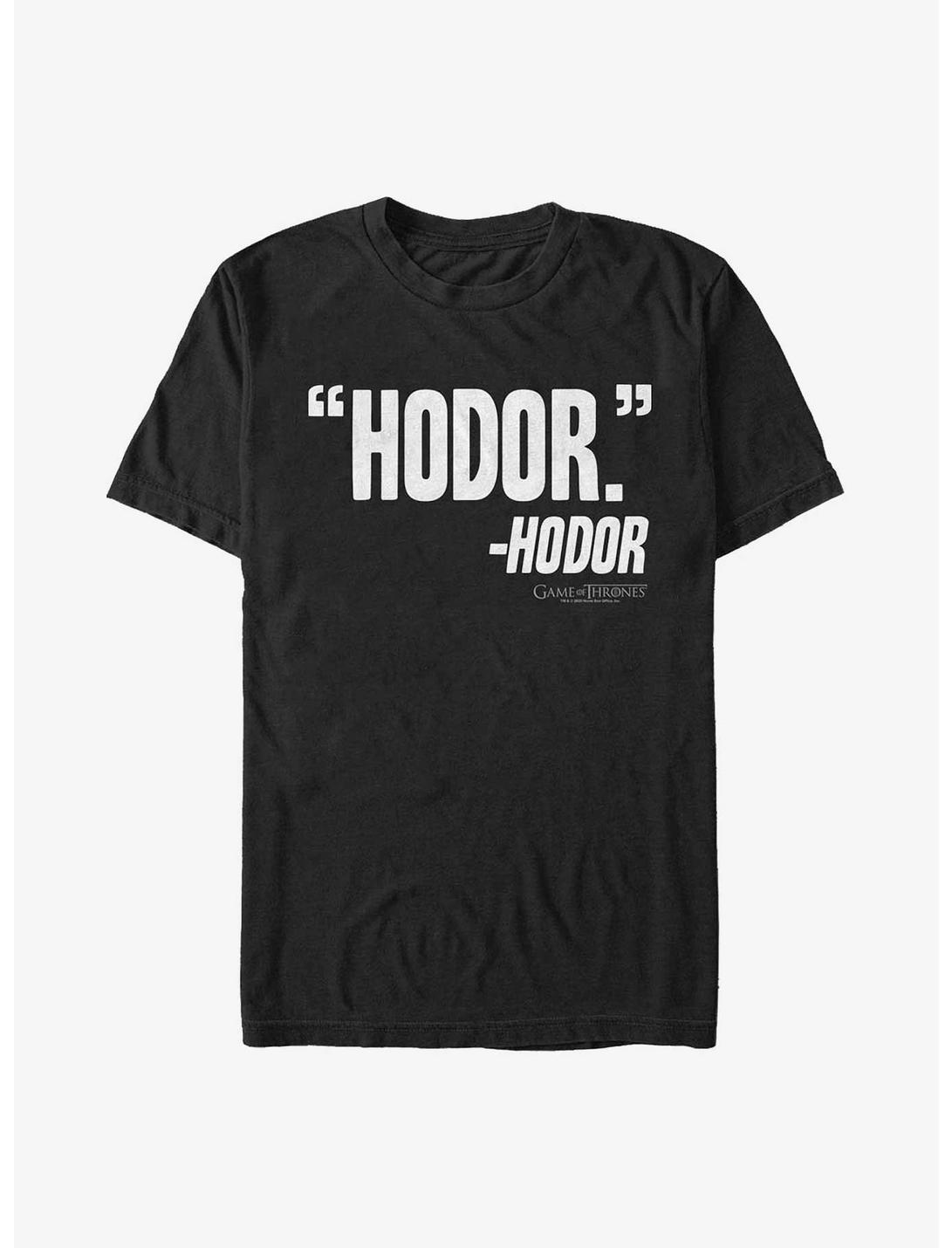 Game Of Thrones Hodor Thoughts Unisex T-shirt