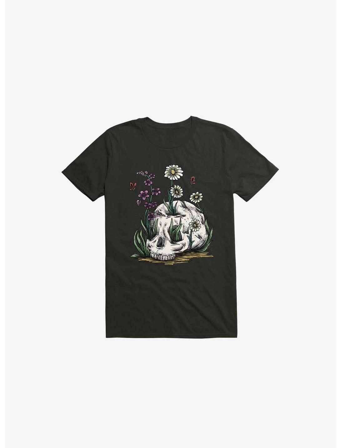 Growth Skull Black Unisex T-shirt