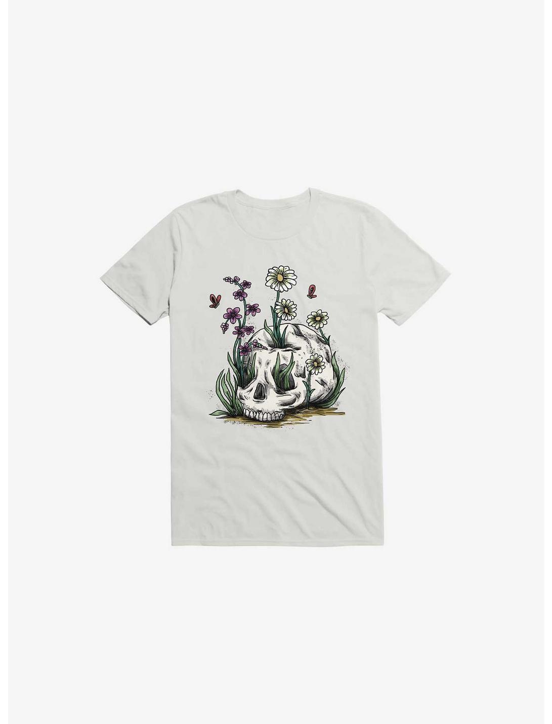 Growth Skull White Unisex T-shirt