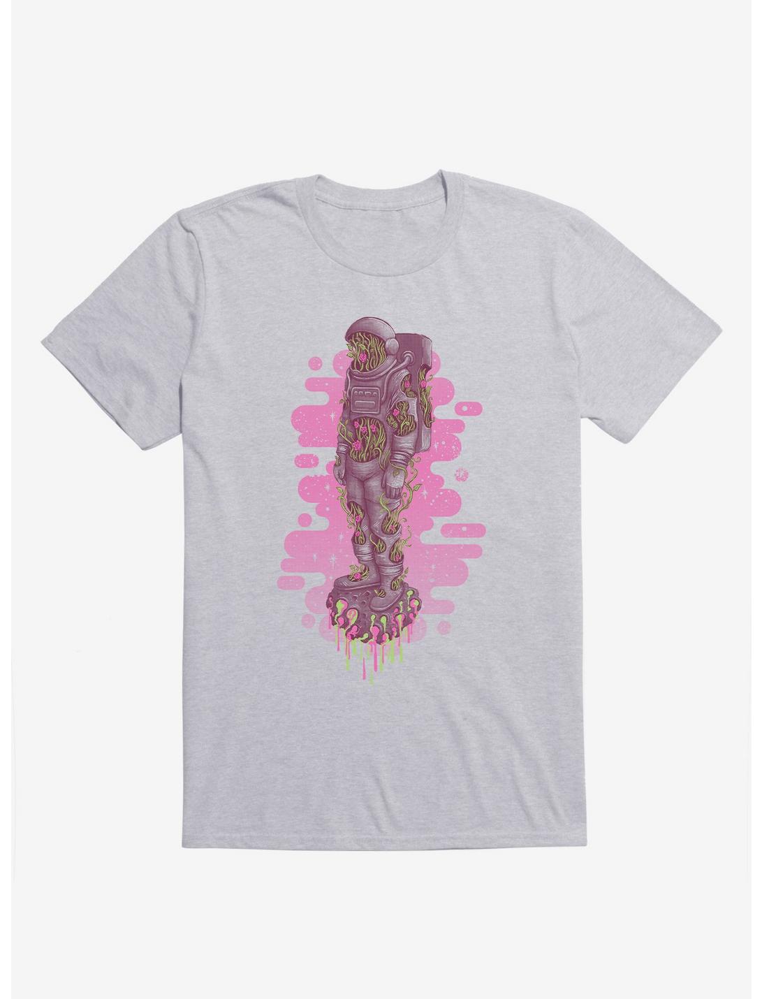 Habitat Astronaut With Flowers Sport Grey Unisex T-shirt