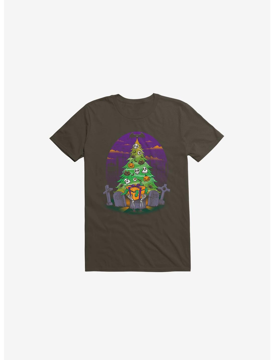 Halloween Is My Xmas Brown Unisex T-shirt