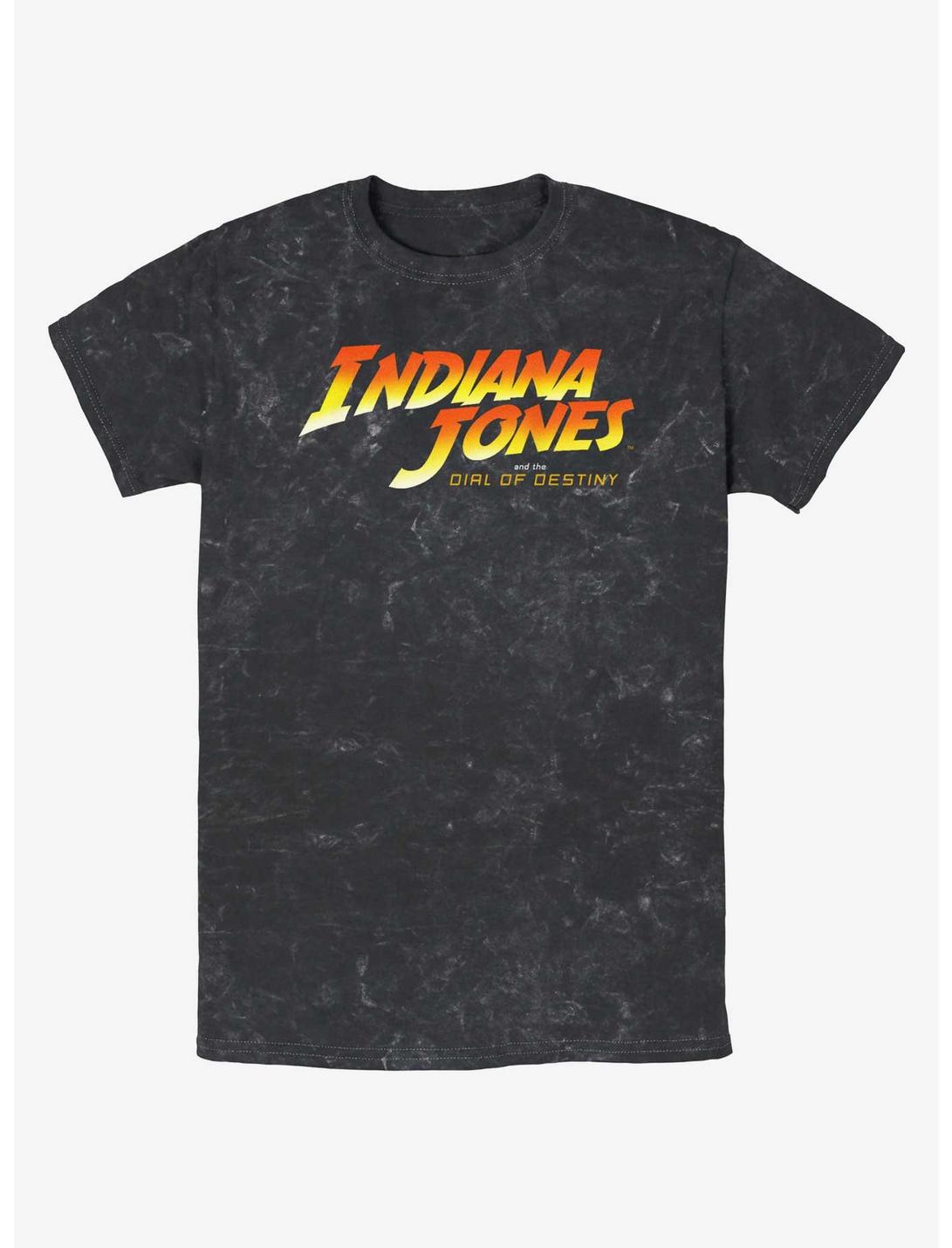 Indiana Jones And The Dial Of Destiny Logo Mineral Wash Unisex T-shirt