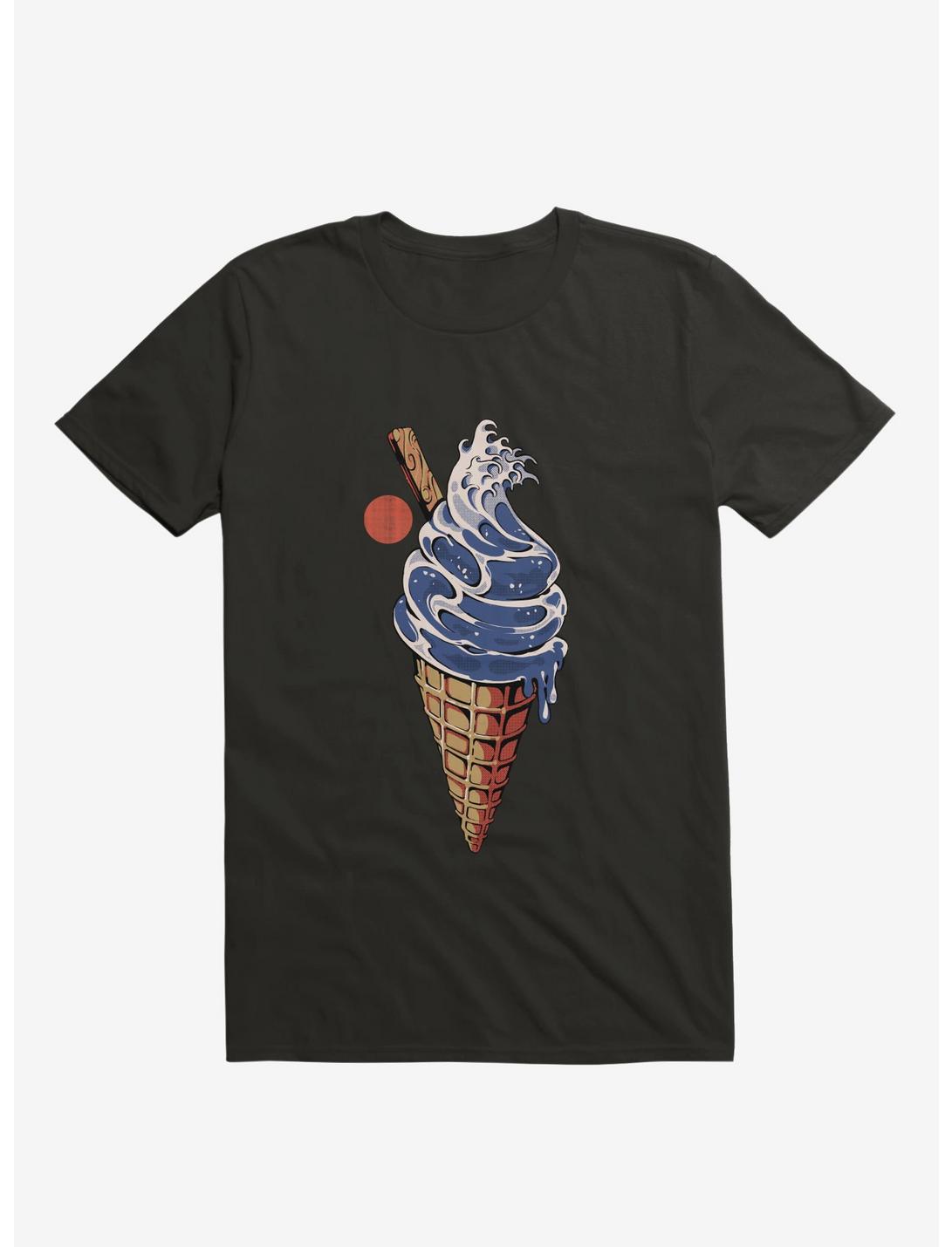 Japanese Great Ice Cream Black Unisex T-shirt