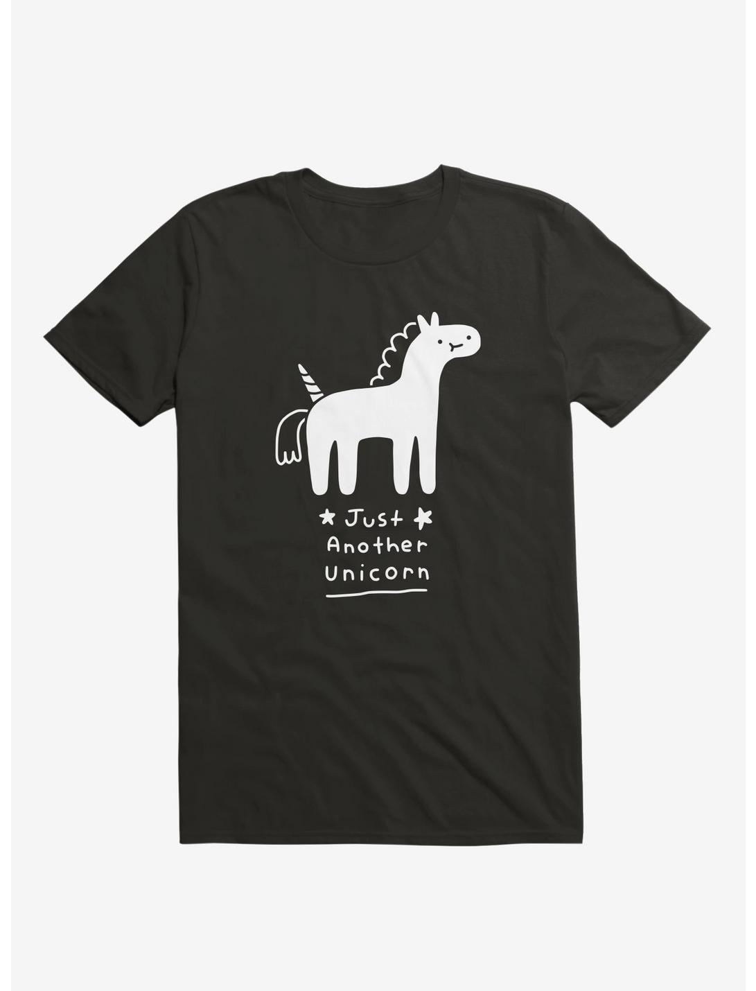 Just Another Unicorn Black Unisex T-shirt