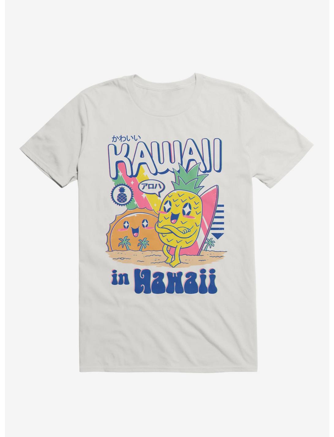 Kawaii In Hawaii White Unisex T-shirt