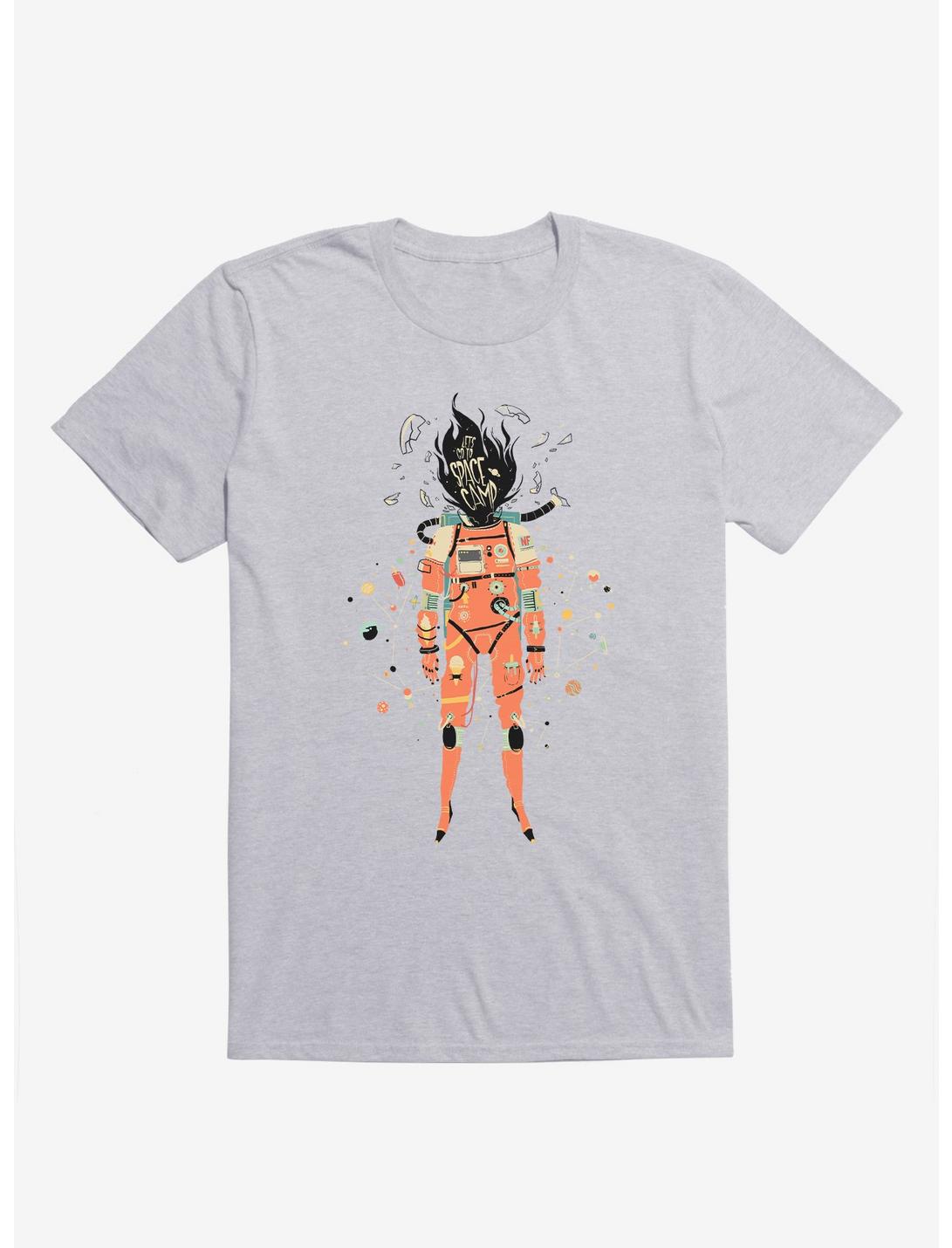 Lets Go To Space Camp Astronaut Sport Grey Unisex T-shirt
