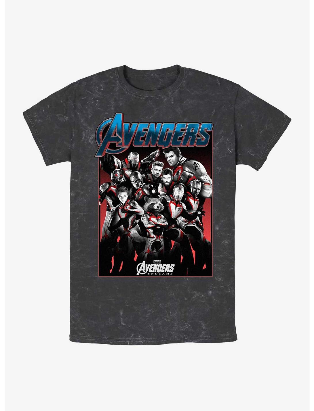 Marvel Avengers Endgame Heroes Mineral Wash Unisex T-shirt