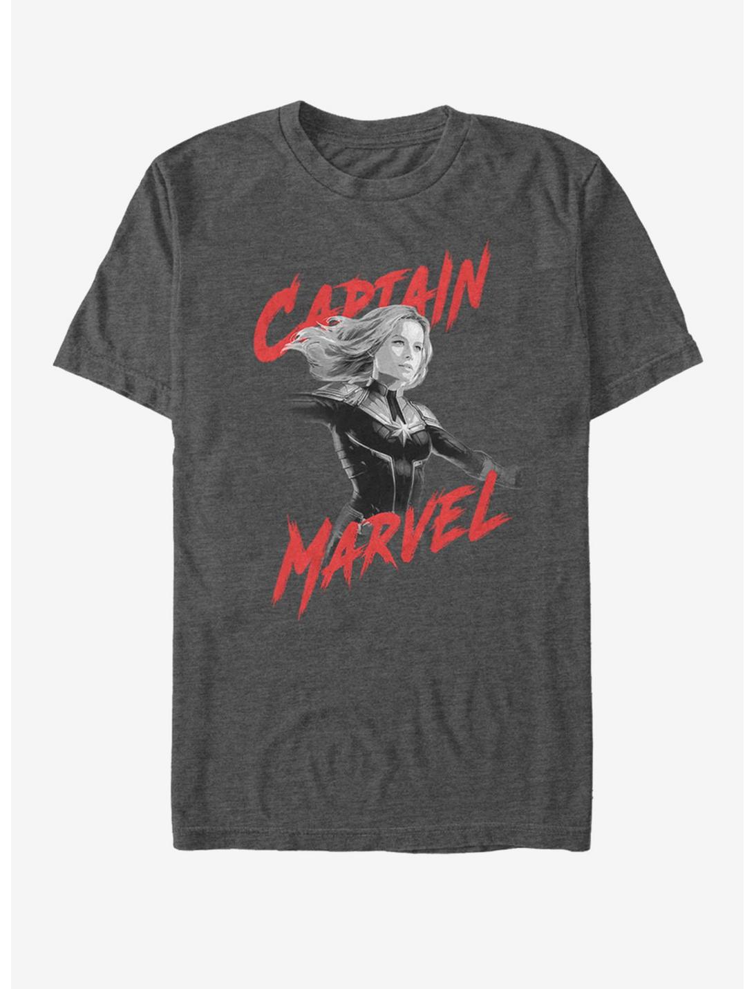 Marvel Avengers Endgame High Contrast Captain Marvel Unisex T-shirt