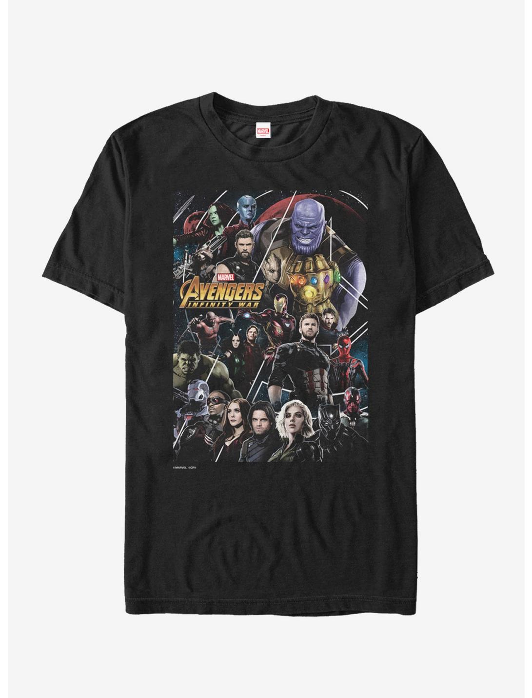 Marvel Avengers Infinity War Character View Unisex T-shirt