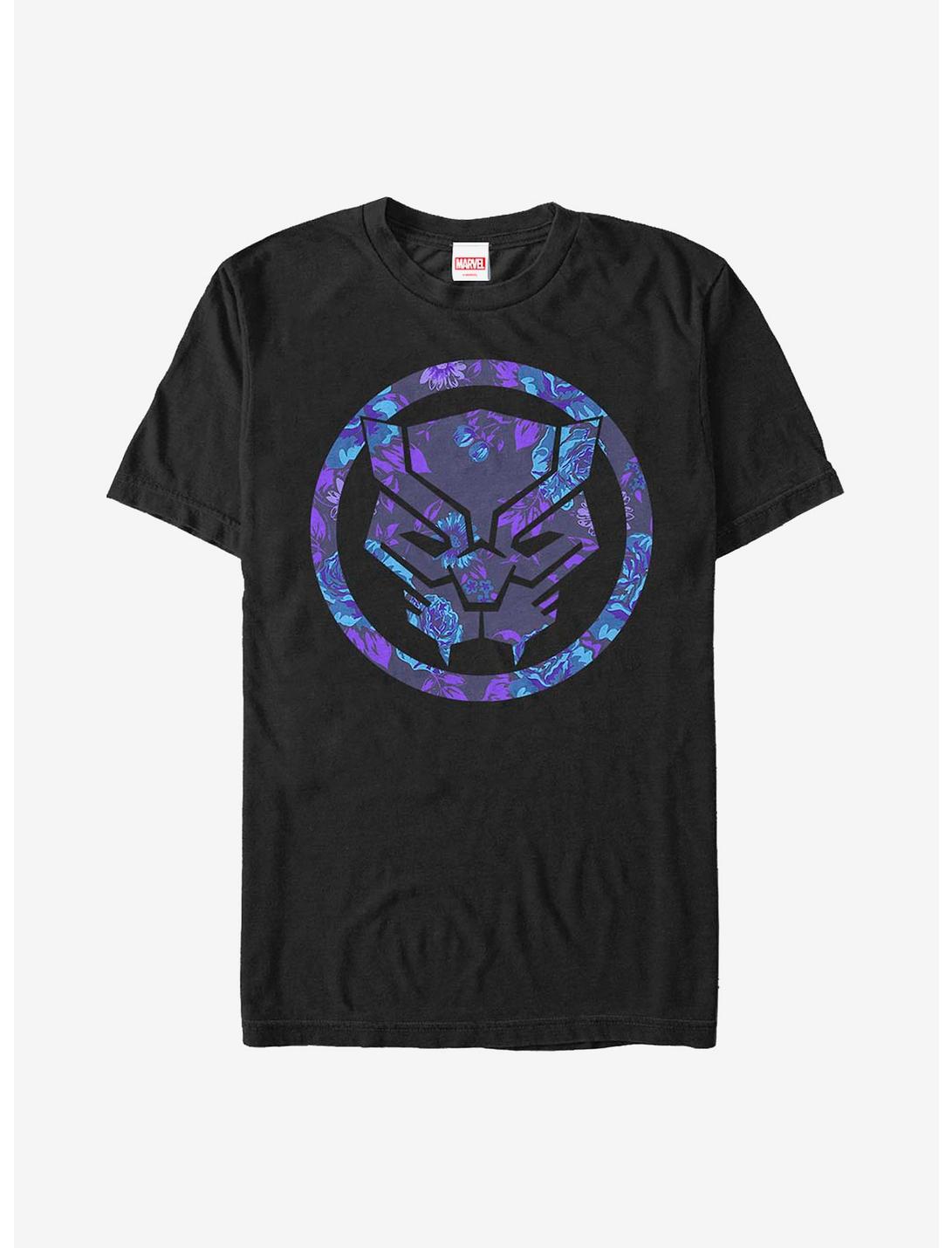 Marvel Black Panther Panther Floral Unisex T-shirt
