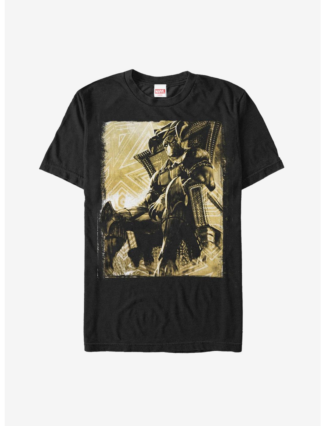 Marvel Black Panther Throne Unisex T-shirt