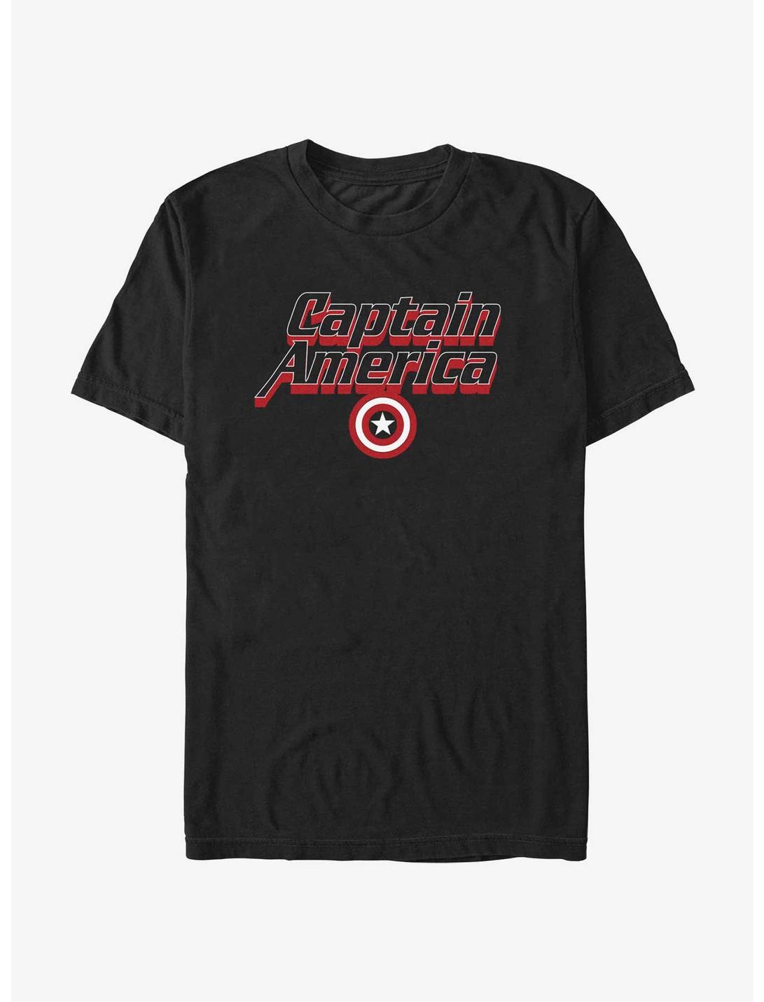 Marvel Captain America Blocked Letters Unisex T-shirt