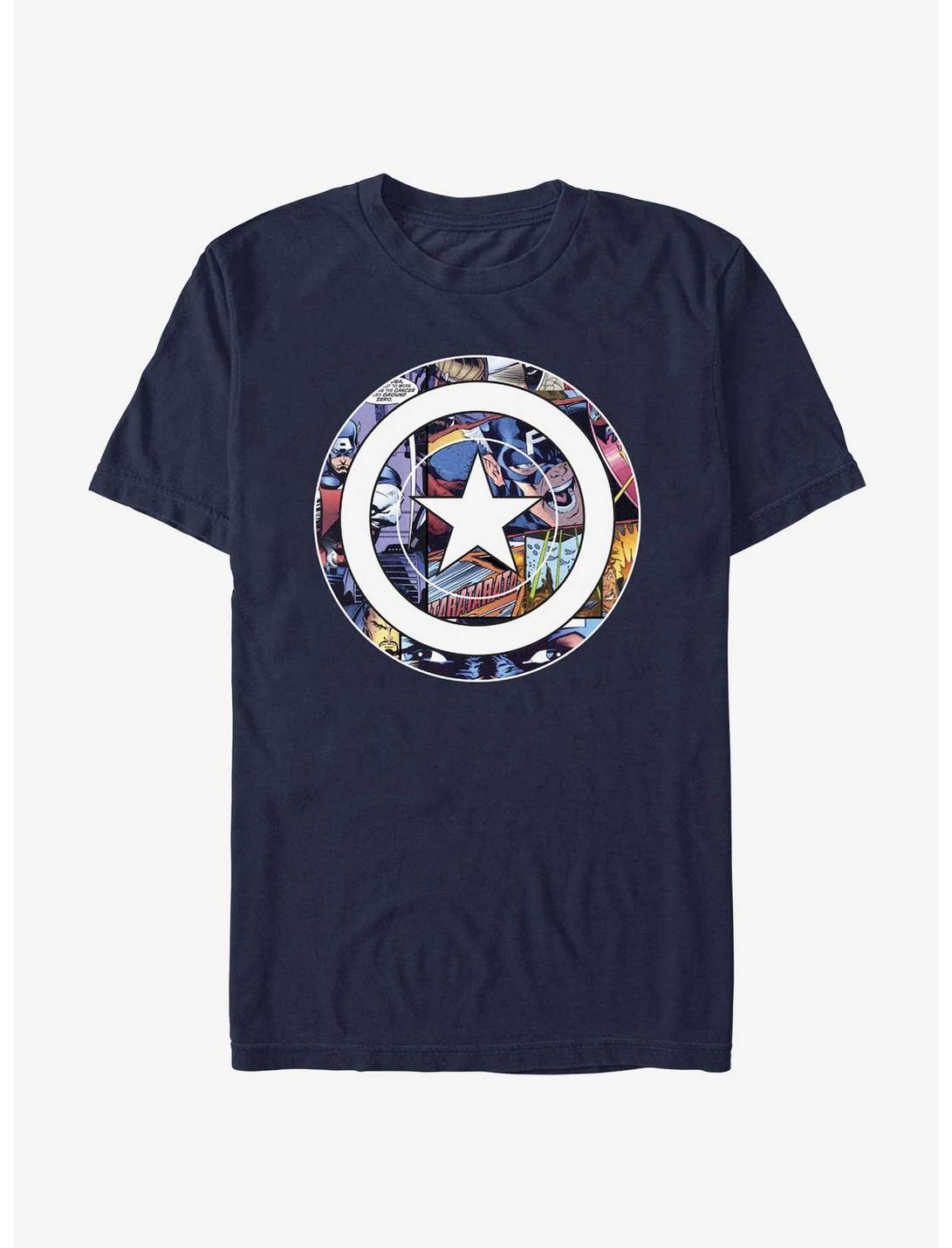 Marvel Captain America Comic Shield Unisex T-shirt