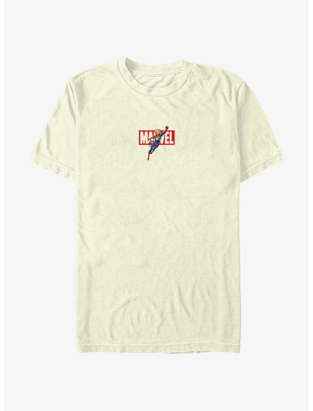 Marvel Captain Marvel Block Logo Unisex T-shirt