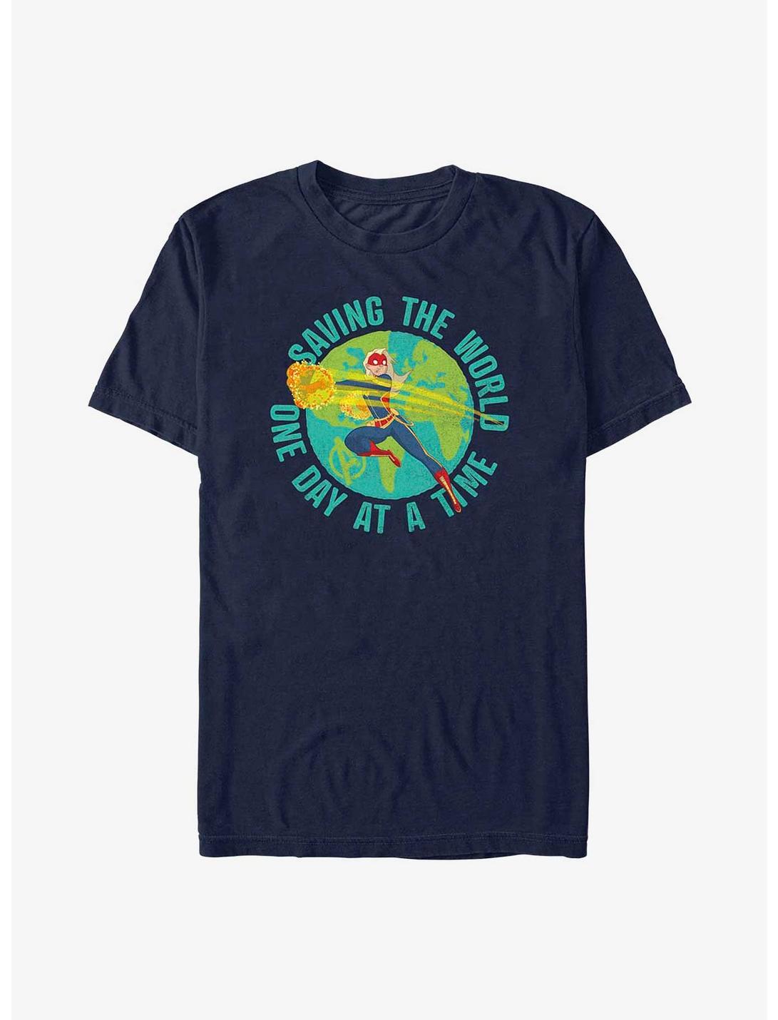 Marvel Captain Marvel Earth Day Saving The World Unisex T-shirt