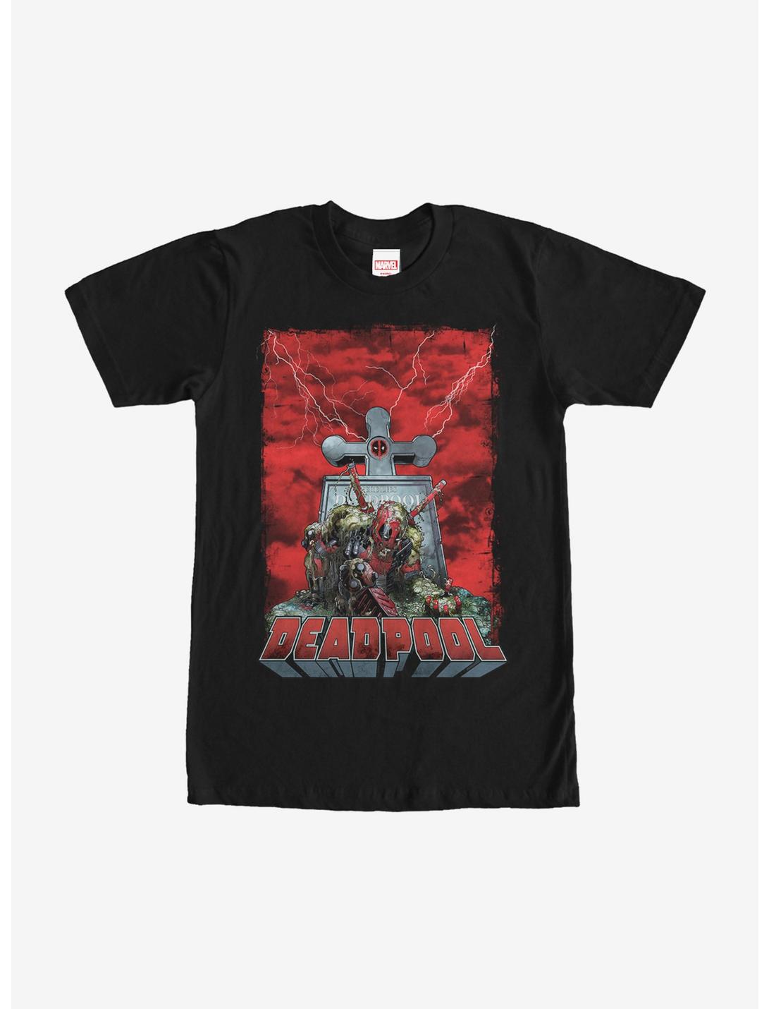 Marvel Deadpool Grave Unisex T-shirt