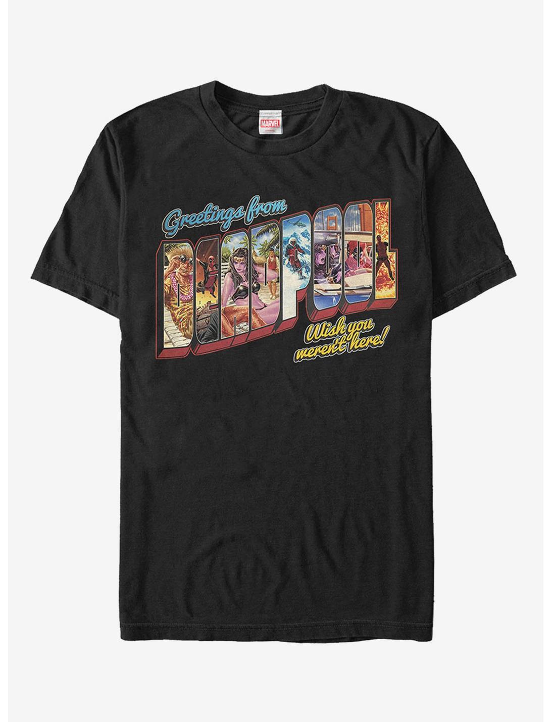 Marvel Deadpool Greetings From Vacation Unisex T-shirt