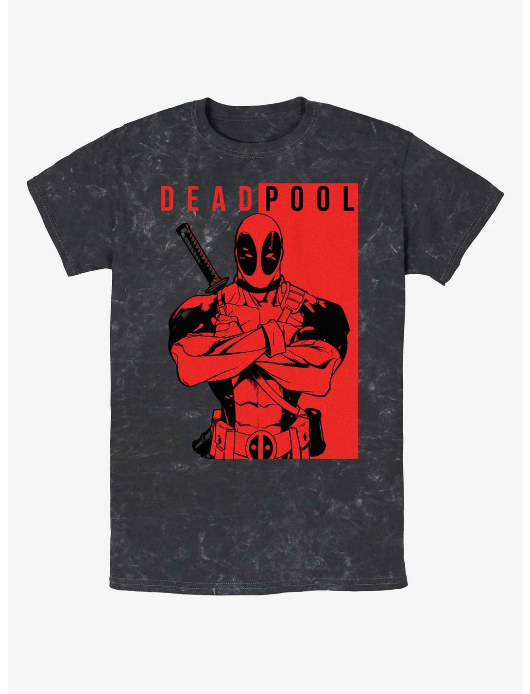 Marvel Deadpool Police Mineral Wash Unisex T-shirt