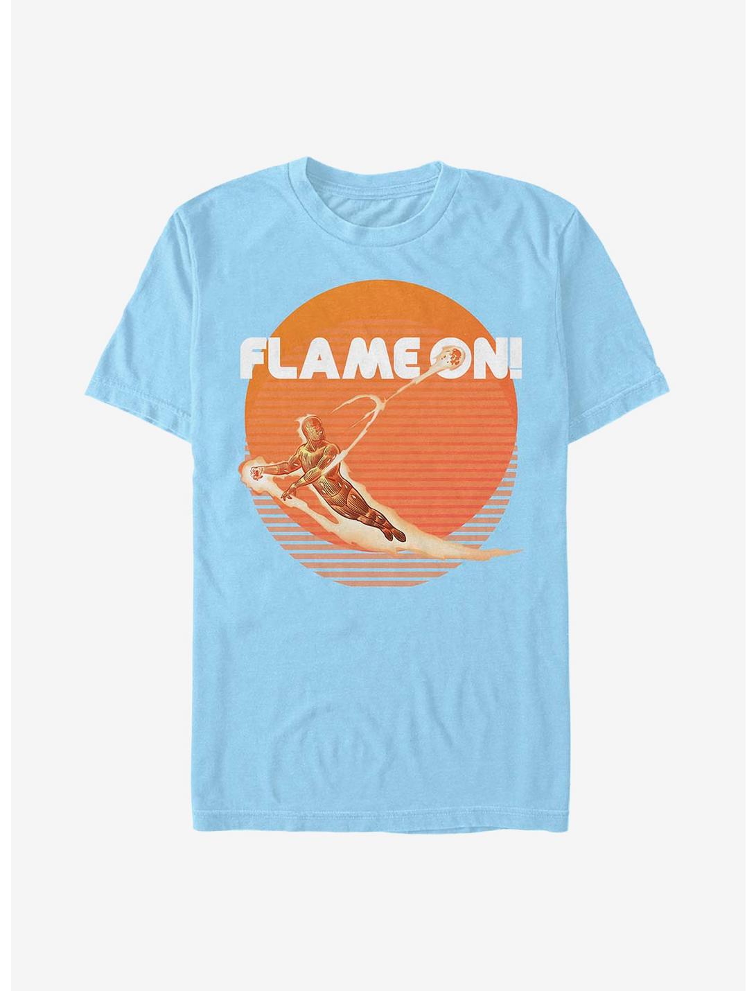 Marvel Fantastic Four Retro Flame Unisex T-shirt