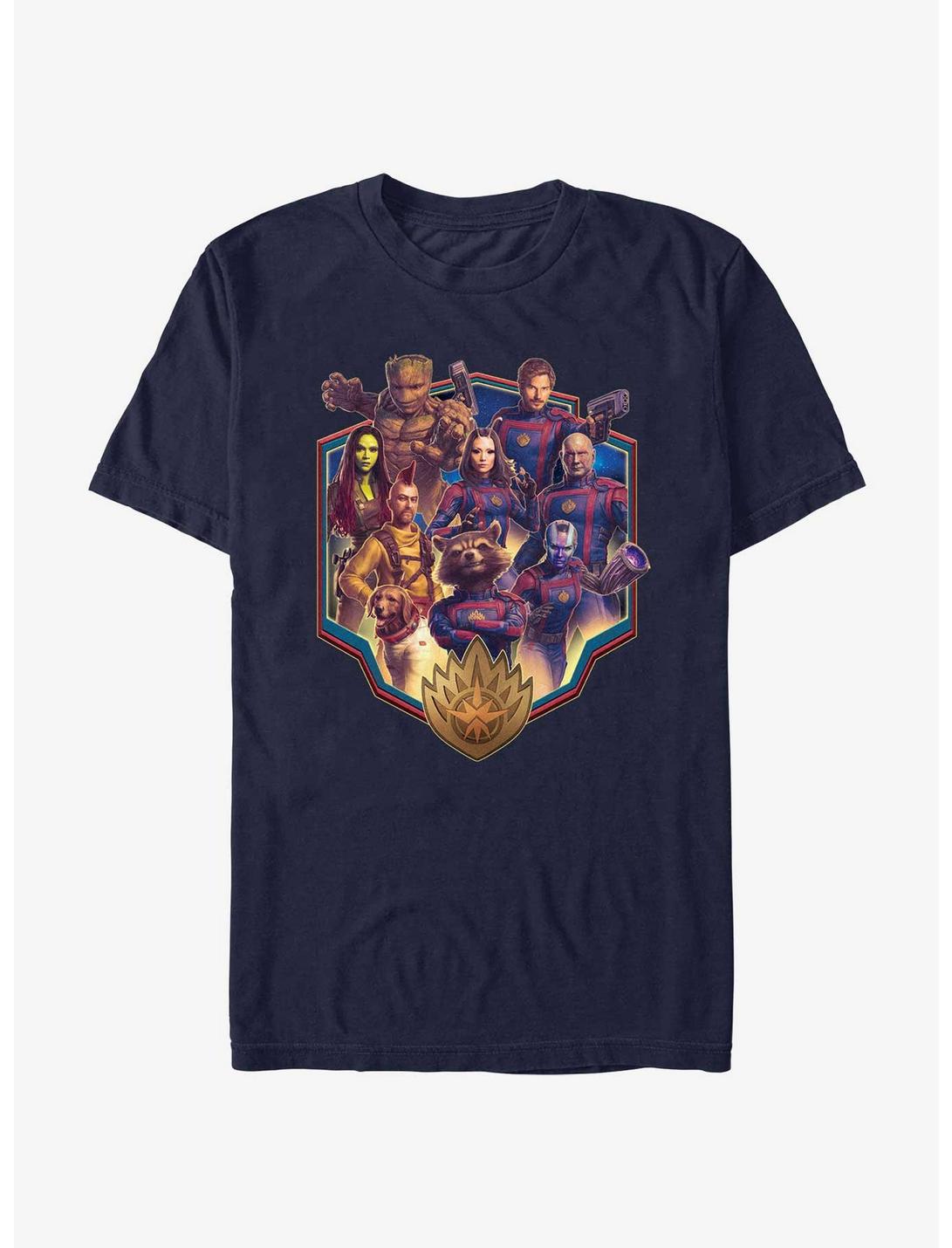 Marvel Guardians Of The Galaxy Family Badge Extra Soft Unisex T-shirt