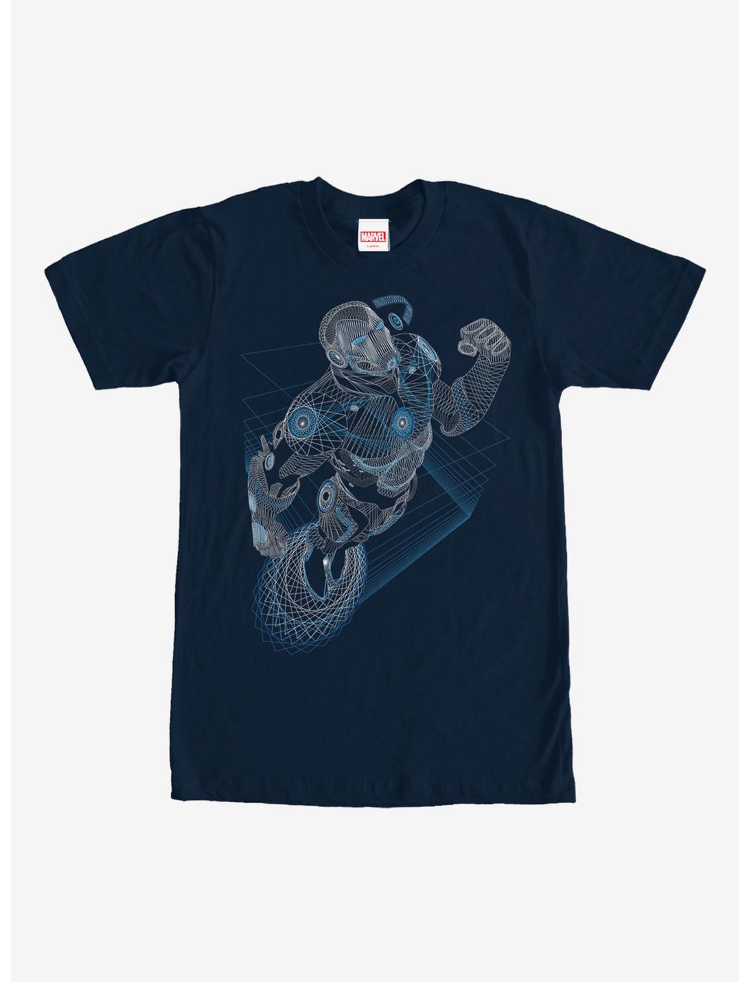 Marvel Iron Man Geometric Unisex T-shirt