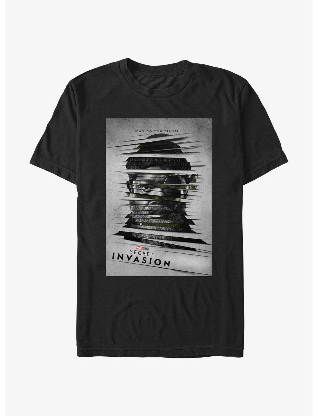 Marvel Secret Invasion Nick Fury Skrull Who Do You Trust Poster Unisex T-shirt
