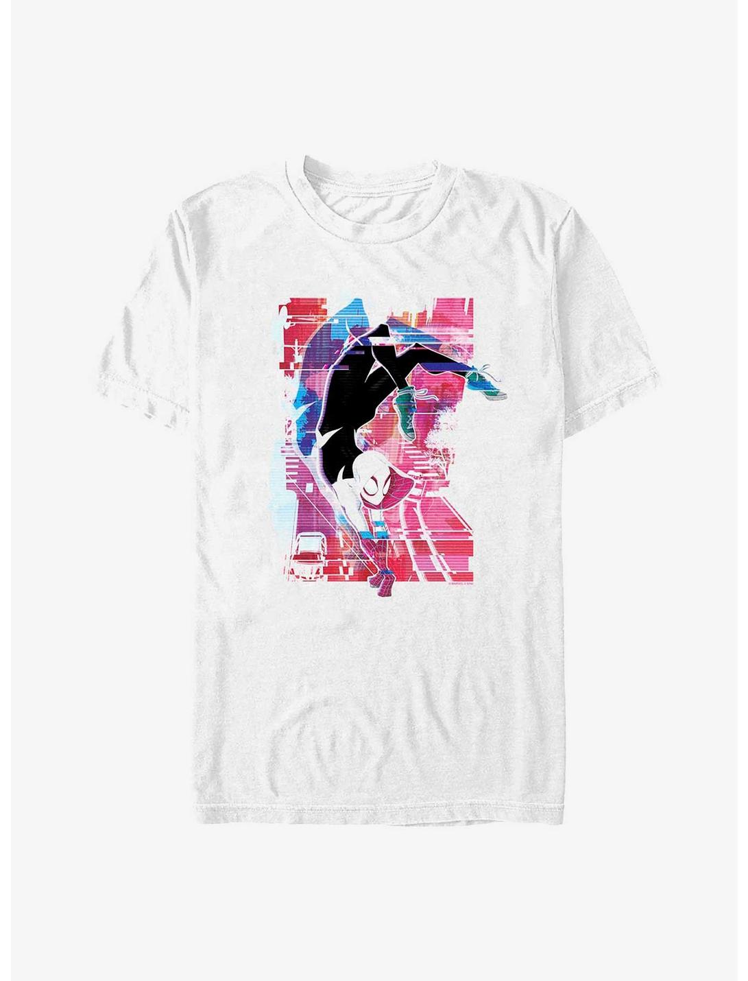 Marvel Spider-man Across The Spider-verse Spider-gwen Glitchy Arachnid Extra Soft Unisex T-shirt