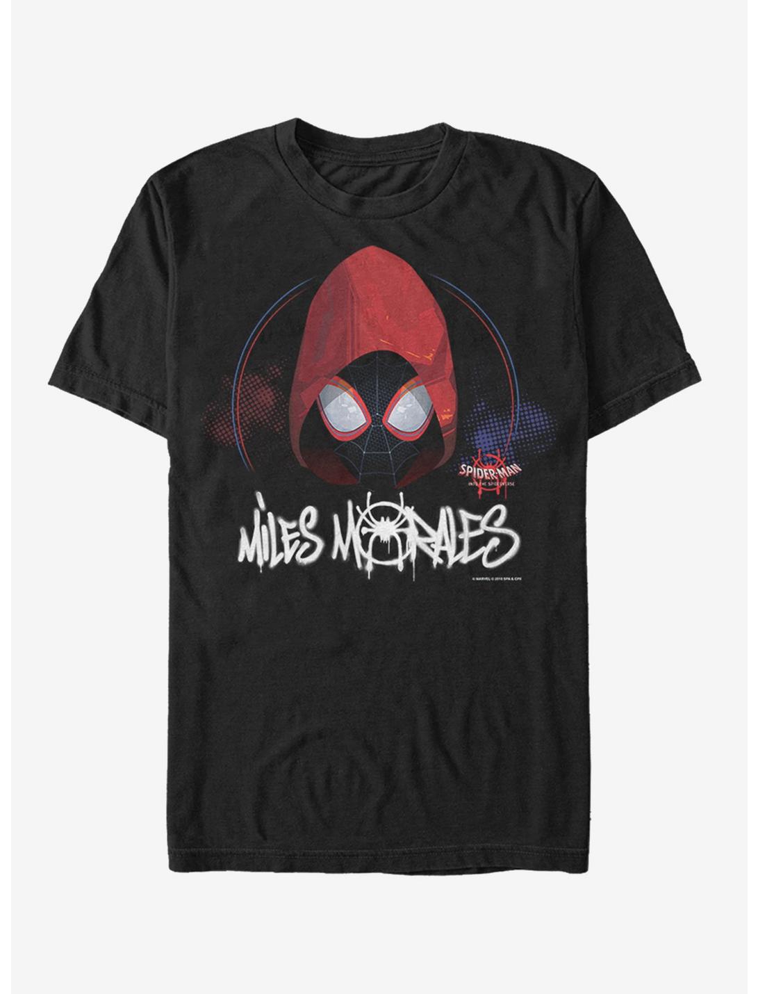 Marvel Spider-man Into The Spider-verse Hooded Miles Unisex T-shirt