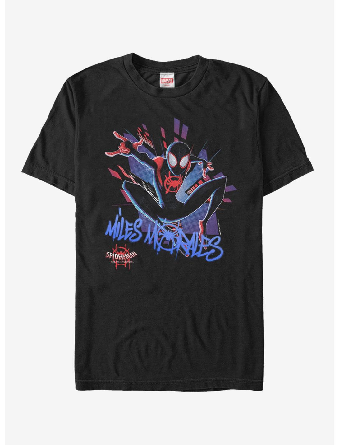 Marvel Spider-man Into The Spider-verse Street Swinging Miles Unisex T-shirt