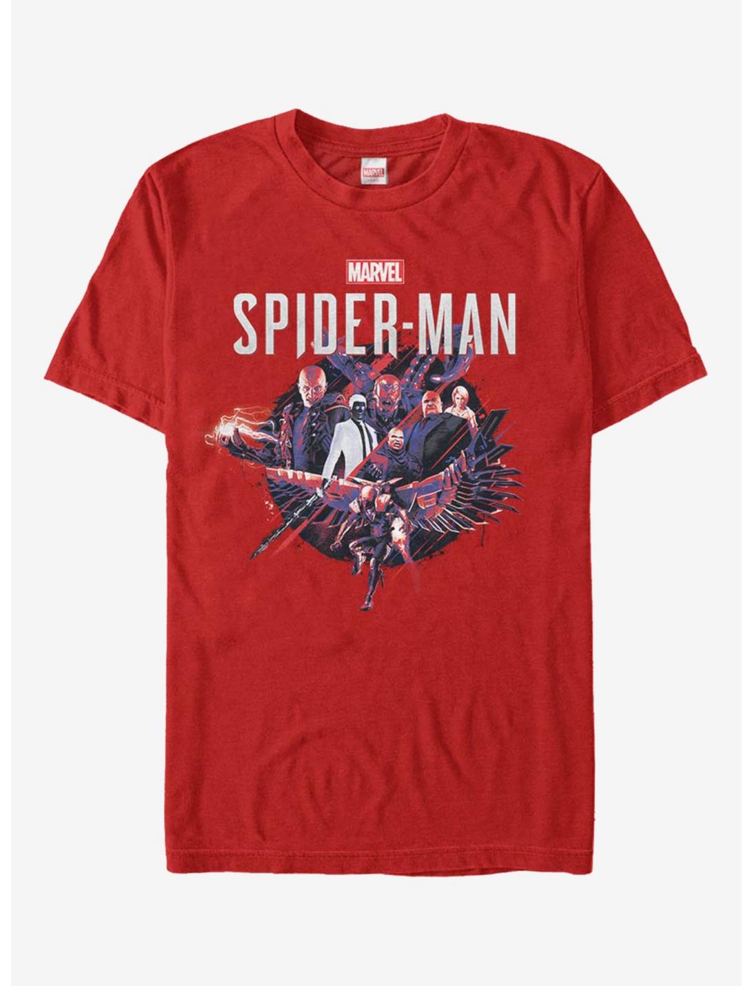 Marvel Spider-man Villains Circle Unisex T-shirt