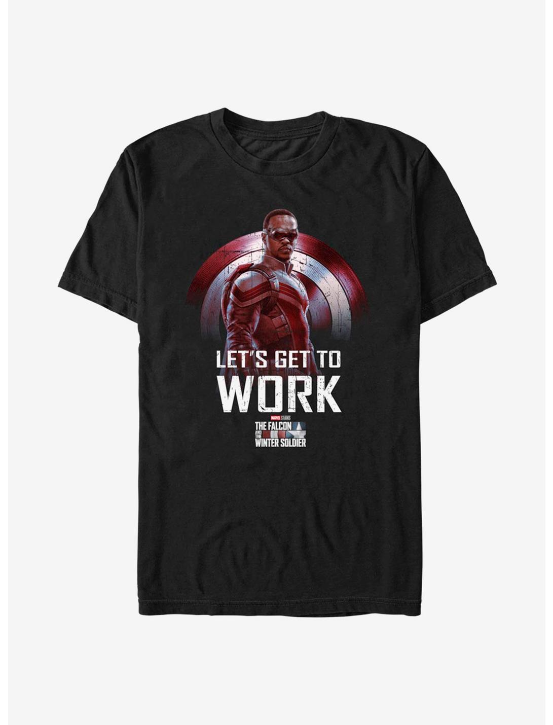 Marvel The Falcon And The Winter Soldier Falcon Lets Get To Work Unisex T-shirt