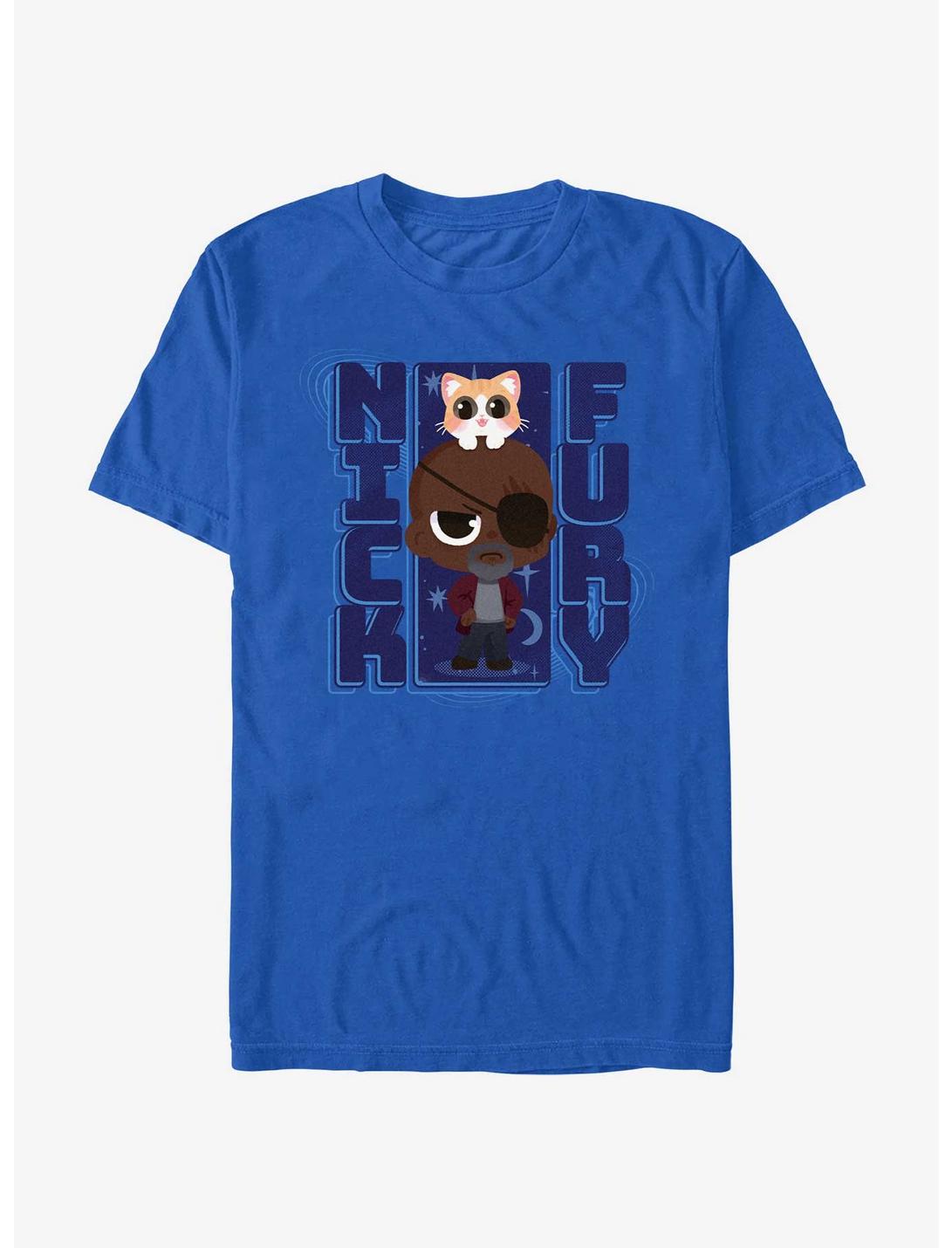 Marvel The Marvels Chibi Nick Fury Unisex T-shirt