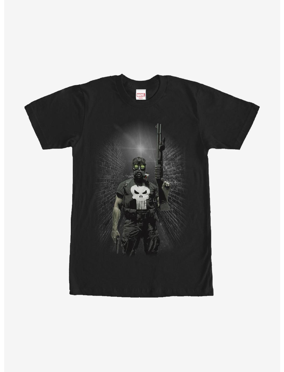Marvel The Punisher Gas Mask Unisex T-shirt