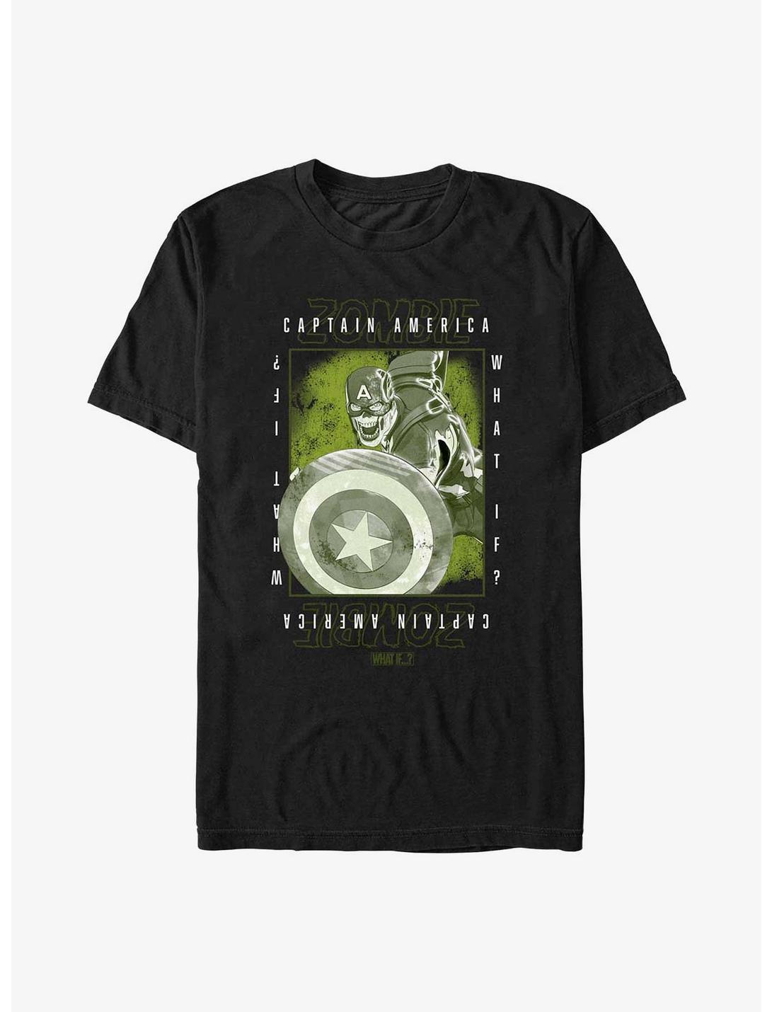 Marvel What If Boxed Zombie Captain America Unisex T-shirt