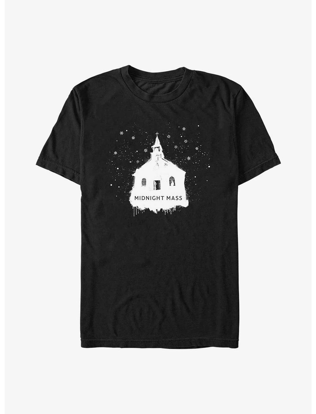 Midnight Mass Snowy Church Unisex T-shirt