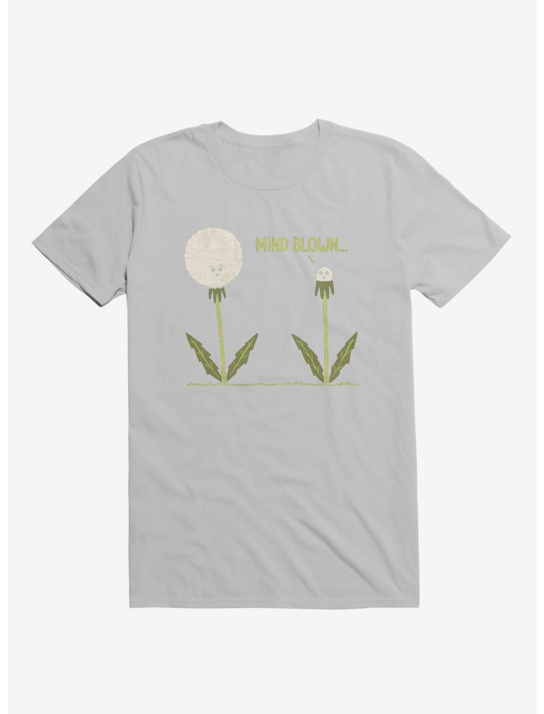 Mind Blown Dandelion Ice Grey Unisex T-shirt