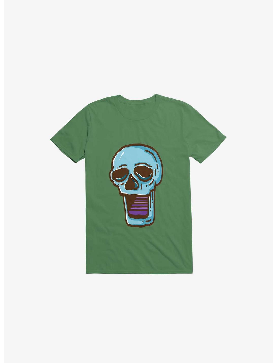 Modern Skull Kelly Green Unisex T-shirt
