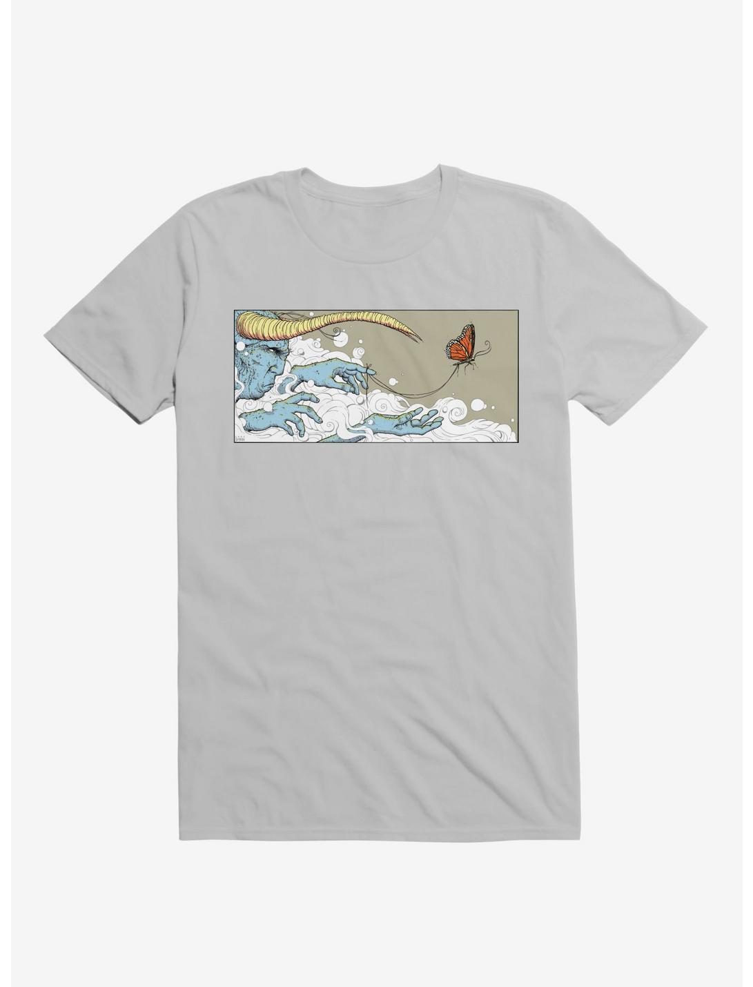 Never Letting Go Butterfly Ice Grey Unisex T-shirt