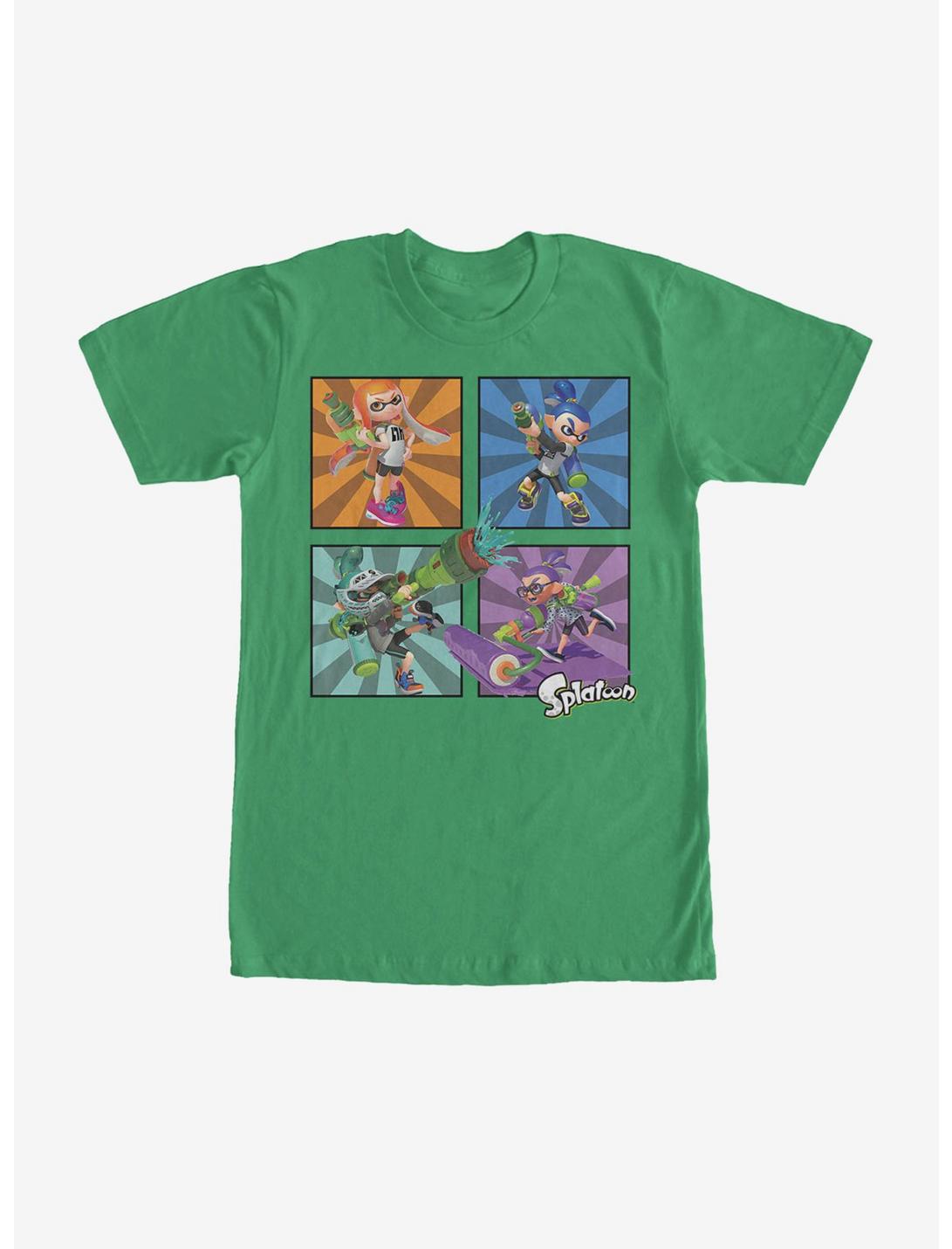 Nintendo Splatoon Inkling Panels Unisex T-shirt