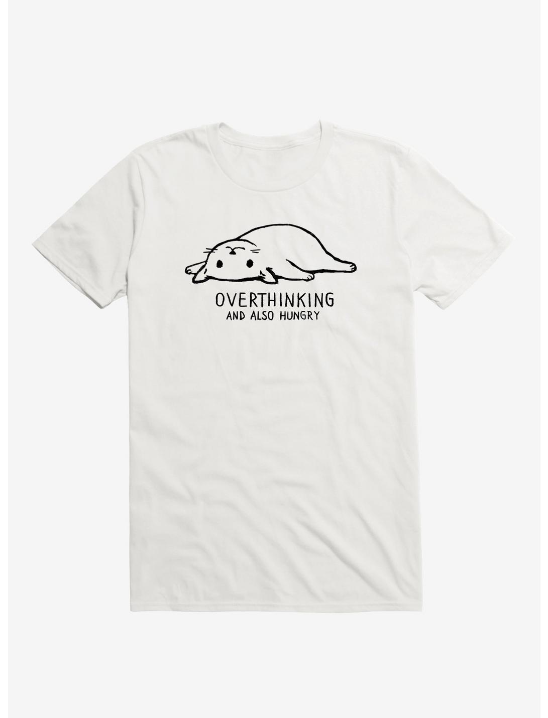 Overthinking Cat T-shirt By Fox Shiver-1